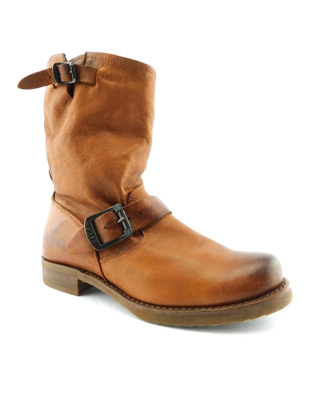 Frye Veronica Slouch Short Engineer Leather Boot 8.5